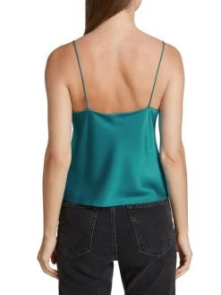 Alice + Olivia Harmon Draped Satin Camisole Top -Alice + Olivia Sales unnamed file 1019
