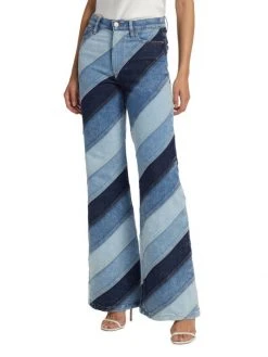 Alice + Olivia Beautiful High-Waisted Flare Jeans -Alice + Olivia Sales unnamed file 1074