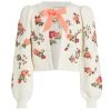 Alice + Olivia Kitty Floral-Embroidered Cardigan