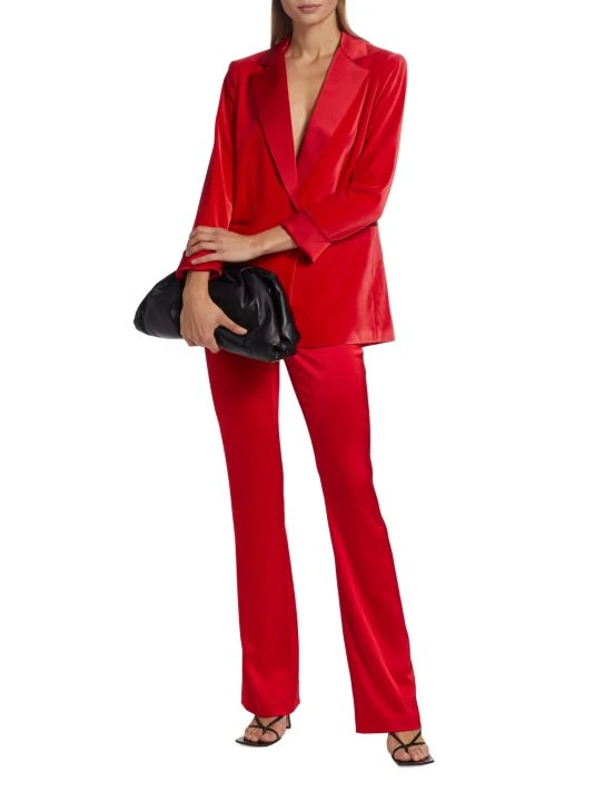 Alice + Olivia Justin Single-Breasted Combination Blazer 2 Alice + Olivia Justin Single-Breasted Combination Blazer - Image 2