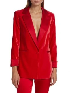Alice + Olivia Justin Single-Breasted Combination Blazer 9 Alice + Olivia Justin Single-Breasted Combination Blazer -Alice + Olivia Sales unnamed file 1108