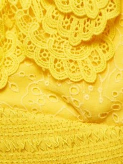 Alice + Olivia Bleeker Ruffled Lace Crop Top -Alice + Olivia Sales unnamed file 1119