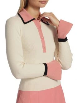 Alice + Olivia Pia Ribbed Wool Sweater -Alice + Olivia Sales unnamed file 1174