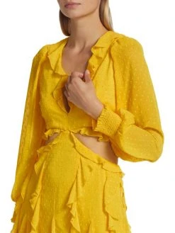 Alice + Olivia Mitzi Cut Out Godet Minidress -Alice + Olivia Sales unnamed file 1188