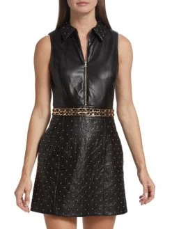 Alice + Olivia Ellis Quilted Faux Leather Dress 9 Alice + Olivia Ellis Quilted Faux Leather Dress -Alice + Olivia Sales unnamed file 1192