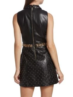 Alice + Olivia Ellis Quilted Faux Leather Dress 11 Alice + Olivia Ellis Quilted Faux Leather Dress -Alice + Olivia Sales unnamed file 1194