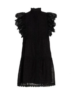 Alice + Olivia Pimmy Tiered Shift Dress