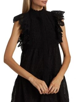 Alice + Olivia Pimmy Tiered Shift Dress -Alice + Olivia Sales unnamed file 1202