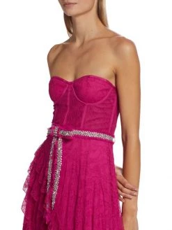 Alice + Olivia Bree Draped Lace Gown -Alice + Olivia Sales unnamed file 1264