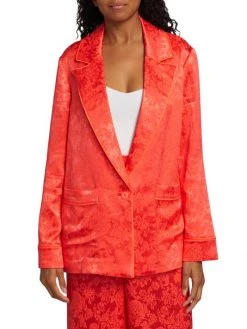 Alice + Olivia Shanda Jacquard Satin Pajama Blazer 9 Alice + Olivia Shanda Jacquard Satin Pajama Blazer -Alice + Olivia Sales unnamed file 1272
