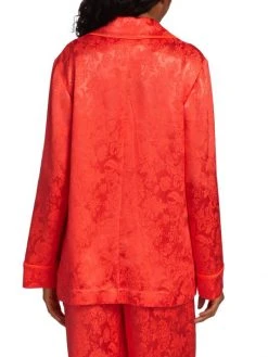 Alice + Olivia Shanda Jacquard Satin Pajama Blazer 11 Alice + Olivia Shanda Jacquard Satin Pajama Blazer -Alice + Olivia Sales unnamed file 1274