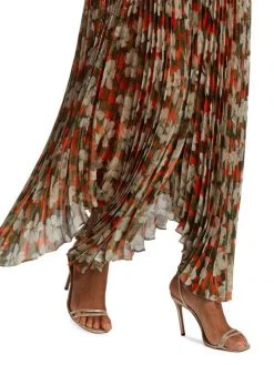 Alice + Olivia Gloria Floral Print Silk-Blend Chain Maxi Dress -Alice + Olivia Sales unnamed file 1296