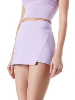 Alice + Olivia Lilia Crossover Miniskirt -Alice + Olivia Sales unnamed file 1324