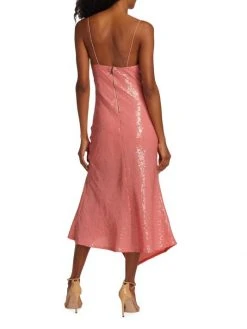 Alice + Olivia Harmony Sequined Asymmetric Slipdress -Alice + Olivia Sales unnamed file 1331