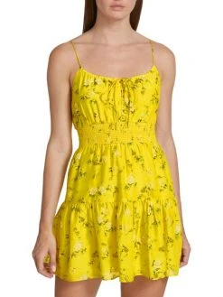 Alice + Olivia Lai Printed Cotton & Silk Minidress 9 Alice + Olivia Lai Printed Cotton & Silk Minidress -Alice + Olivia Sales unnamed file 1348