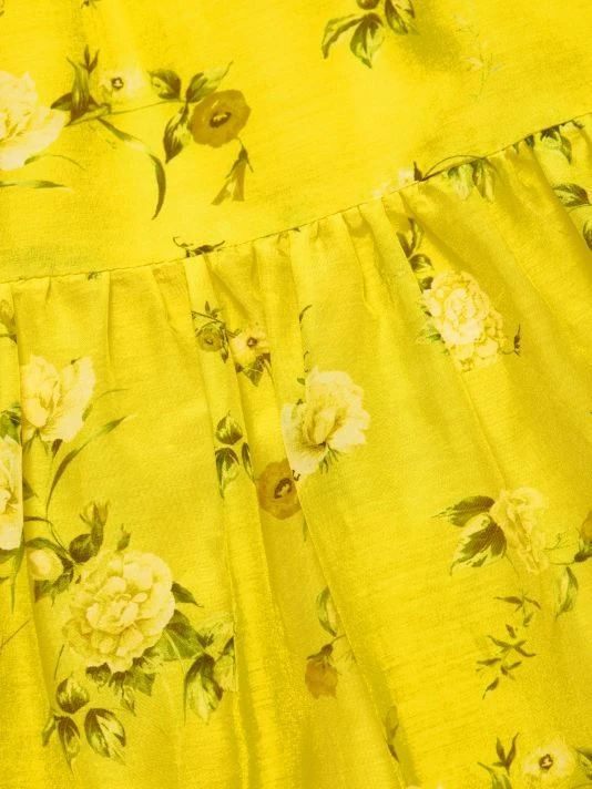 Alice + Olivia Lai Printed Cotton & Silk Minidress 7 Alice + Olivia Lai Printed Cotton & Silk Minidress - Image 7