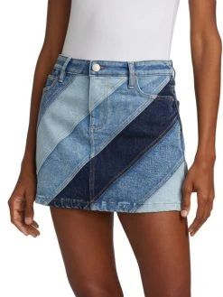 Alice + Olivia Good High-Waisted Denim Miniskirt 9 Alice + Olivia Good High-Waisted Denim Miniskirt -Alice + Olivia Sales unnamed file 1362