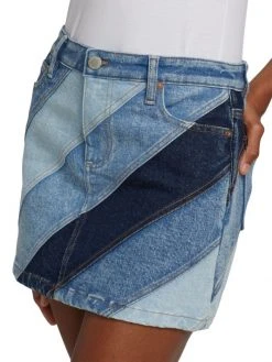 Alice + Olivia Good High-Waisted Denim Miniskirt 12 Alice + Olivia Good High-Waisted Denim Miniskirt -Alice + Olivia Sales unnamed file 1365