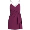 Alice + Olivia Katie Wrap Minidress