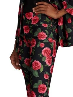 Alice + Olivia Olivia Pritned Fit & Flare Trousers -Alice + Olivia Sales unnamed file 1393