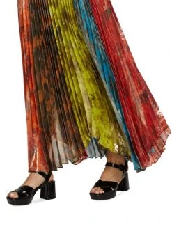 Alice + Olivia Katz Pleated Maxi Skirt -Alice + Olivia Sales unnamed file 1436
