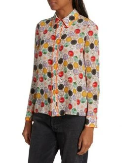 Alice + Olivia Willa Floral Medallion Shirt -Alice + Olivia Sales unnamed file 1448