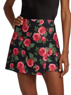 Alice + Olivia Renna Mini Wrap Skirt -Alice + Olivia Sales unnamed file 1461