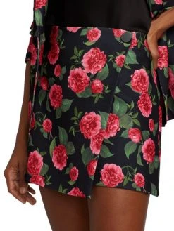 Alice + Olivia Renna Mini Wrap Skirt -Alice + Olivia Sales unnamed file 1464