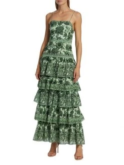Alice + Olivia Valencia Floral Tiered Maxi Dress -Alice + Olivia Sales unnamed file 1468
