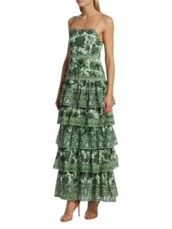 Alice + Olivia Valencia Floral Tiered Maxi Dress -Alice + Olivia Sales unnamed file 1469