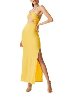 Alice + Olivia Sariya Cut-Out Interlock Knit Maxi-Dress -Alice + Olivia Sales unnamed file 1485