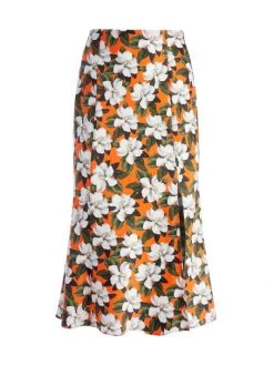 Alice + Olivia Stephine Floral Midi Skirt