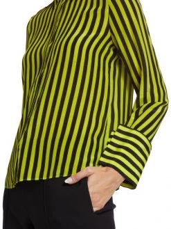 Alice + Olivia Willa Striped Silk Blouse 12 Alice + Olivia Willa Striped Silk Blouse -Alice + Olivia Sales unnamed file 1514