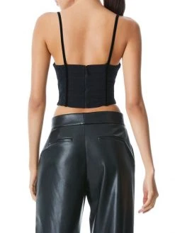 Alice + Olivia Lorette Bustier Crop Top -Alice + Olivia Sales unnamed file 1519