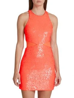 Alice + Olivia Cara Sleeveless Sequin Minidress -Alice + Olivia Sales unnamed file 1522