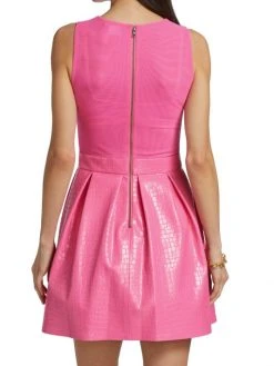 Alice + Olivia Chara Croc-Embossed Party Dress -Alice + Olivia Sales unnamed file 1553