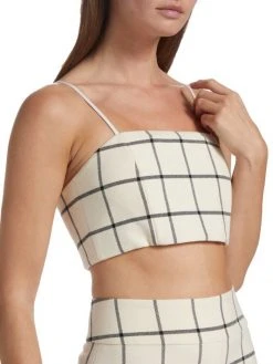 Alice + Olivia Pearle Printed Crop Top -Alice + Olivia Sales unnamed file 1561