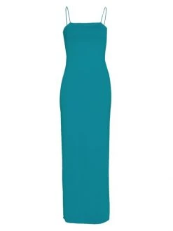 Alice + Olivia Nelle Back Cut-Out Maxi Dress Ocean Blue 6 Alice + Olivia Nelle Back Cut-Out Maxi Dress Ocean Blue -Alice + Olivia Sales unnamed file 158