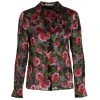 Alice + Olivia Eloise Silk-Blend Floral Blouse