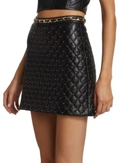 Alice + Olivia Riley Vegan Leather Miniskirt 10 Alice + Olivia Riley Vegan Leather Miniskirt -Alice + Olivia Sales unnamed file 163