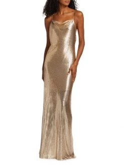 Alice + Olivia Harmony Chainmail Maxi Dress -Alice + Olivia Sales unnamed file 1651