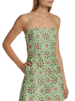 Alice + Olivia Lawrence Embroidered Minidress -Alice + Olivia Sales unnamed file 1675