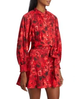 Alice + Olivia Janis Printed Minidress -Alice + Olivia Sales unnamed file 170