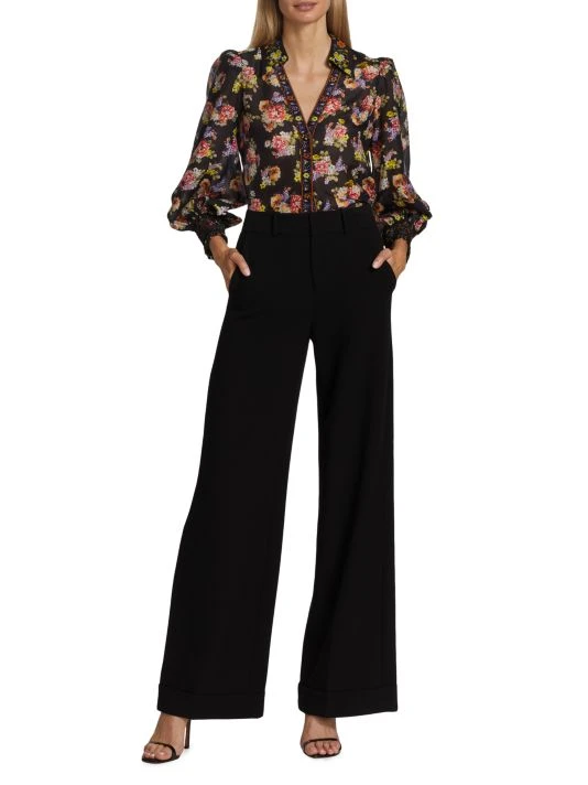 Alice + Olivia Cosima Smocked Blouse 2 Alice + Olivia Cosima Smocked Blouse - Image 2