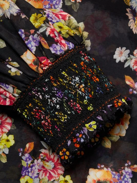 Alice + Olivia Cosima Smocked Blouse 7 Alice + Olivia Cosima Smocked Blouse - Image 7