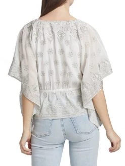 Alice + Olivia Sharita Embroidered Kaftan Top 11 Alice + Olivia Sharita Embroidered Kaftan Top -Alice + Olivia Sales unnamed file 178