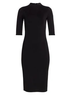 Alice + Olivia Delora Knit Bodycon Dress Black -Alice + Olivia Sales unnamed file 1787