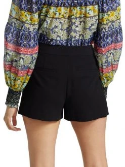 Alice + Olivia Dylan High-Rise Pintucked Shorts -Alice + Olivia Sales unnamed file 1807