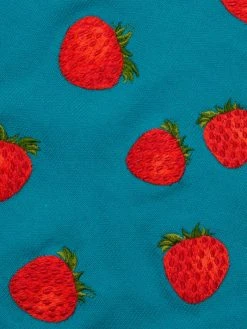 Alice + Olivia Ciara Embroidered Strawberry Cropped Sweater -Alice + Olivia Sales unnamed file 187