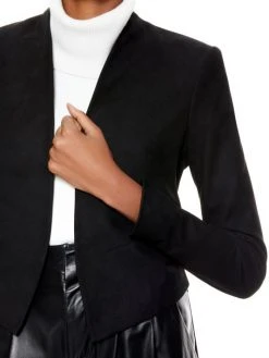 Alice + Olivia Harvey Suede Combo Jacket -Alice + Olivia Sales unnamed file 1893